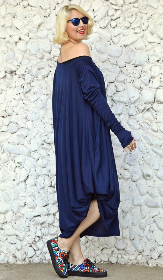 Designer Cold Shoulder Dress Women Maxi Dress Summer Dress Loose