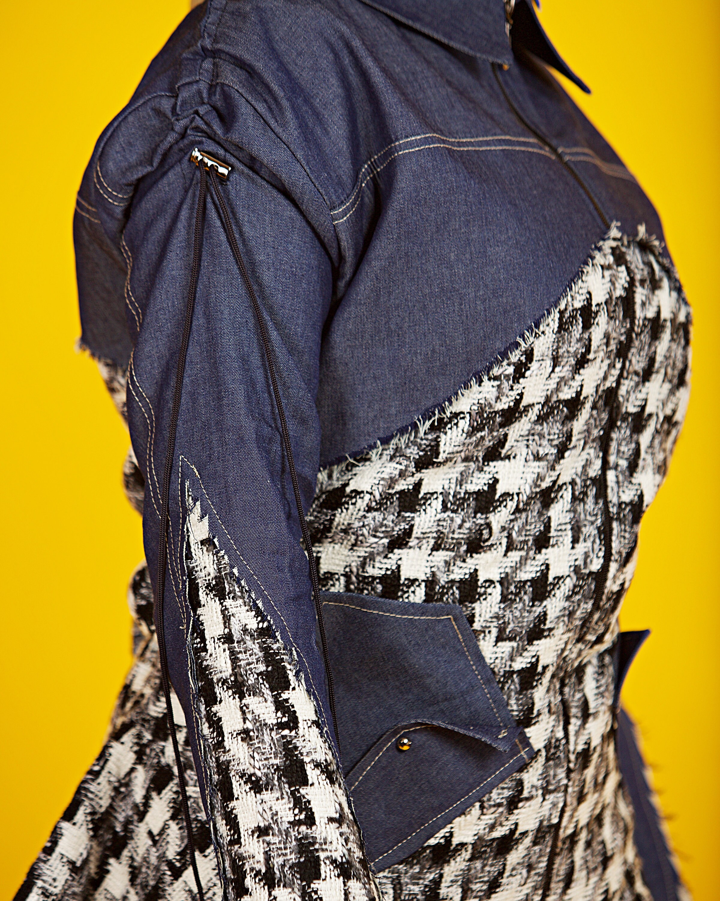 Wool Coat, Denim Jacket Women, Oversized Denim Coat TC132 Wool Coat, Denim Jacket Women, Oversized Denim Coat TC132