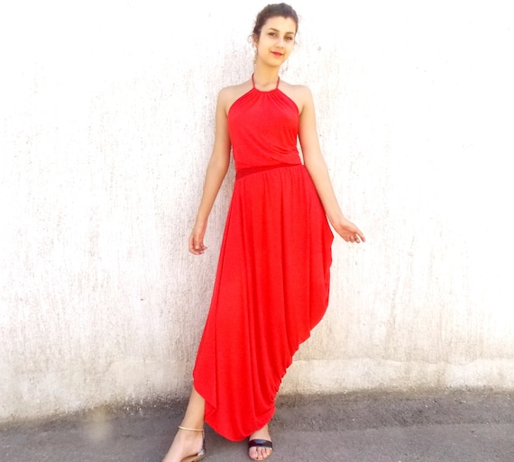 asymmetrical summer dress