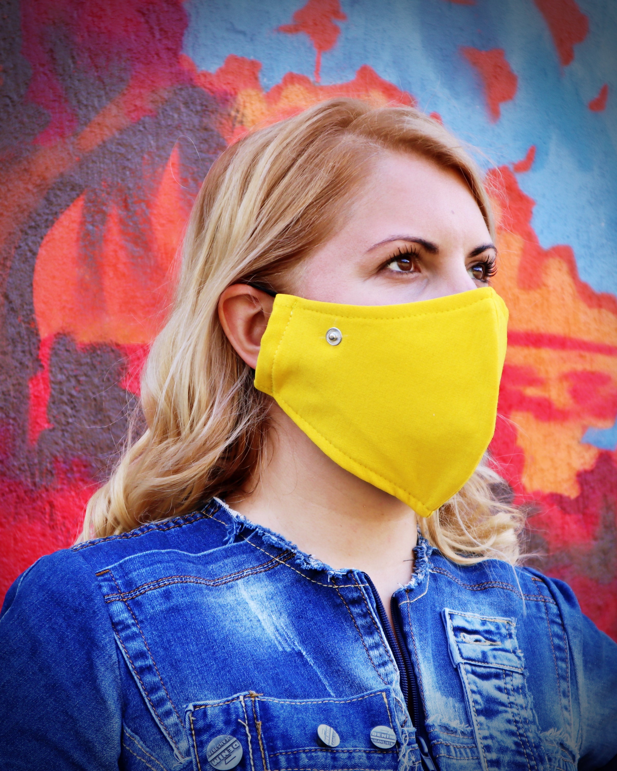 SET of Face Mask With Shield Visor Cotton Face Mask Shield Etsy