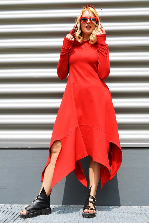 Dress With Sleeves Casual Dress Midi Dress Loose Dress TDK321 Women Dress Trendy Clothing Dresses for Women Hoodie Dress Sweatshirt Dress Etsy UK