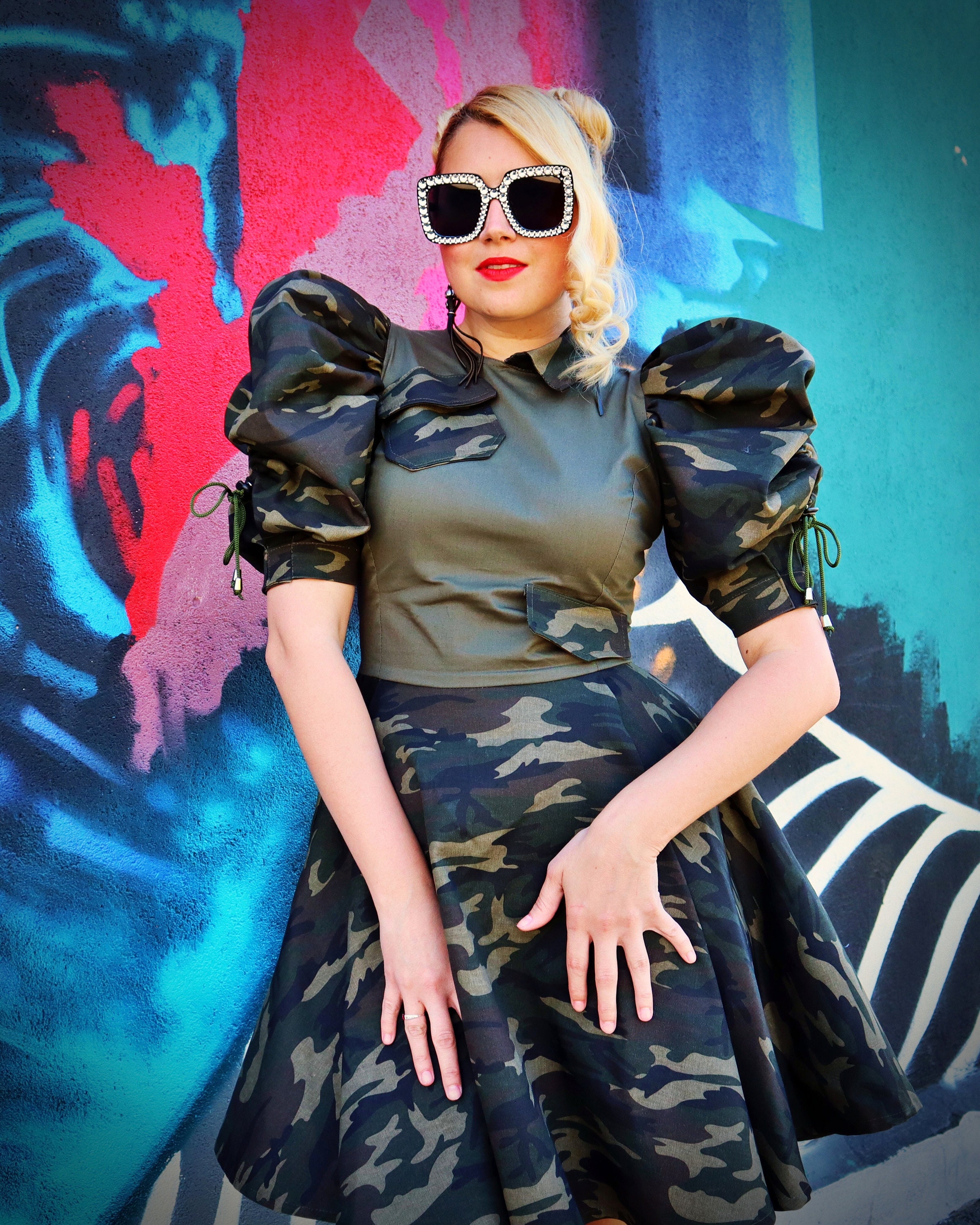 Summer Dress for Women Military Army Dress Casual Camouflage Dress TDK370 Etsy