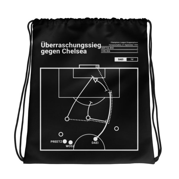 Greatest Hertha BSC Plays Drawstring Bag: Überraschungssieg gegen Chelsea (1999)