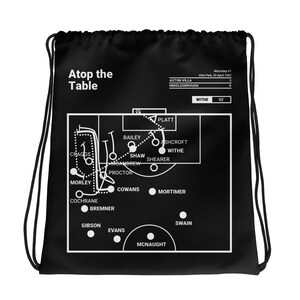 Greatest Aston Villa Plays Drawstring Bag: Atop the Table (1981)