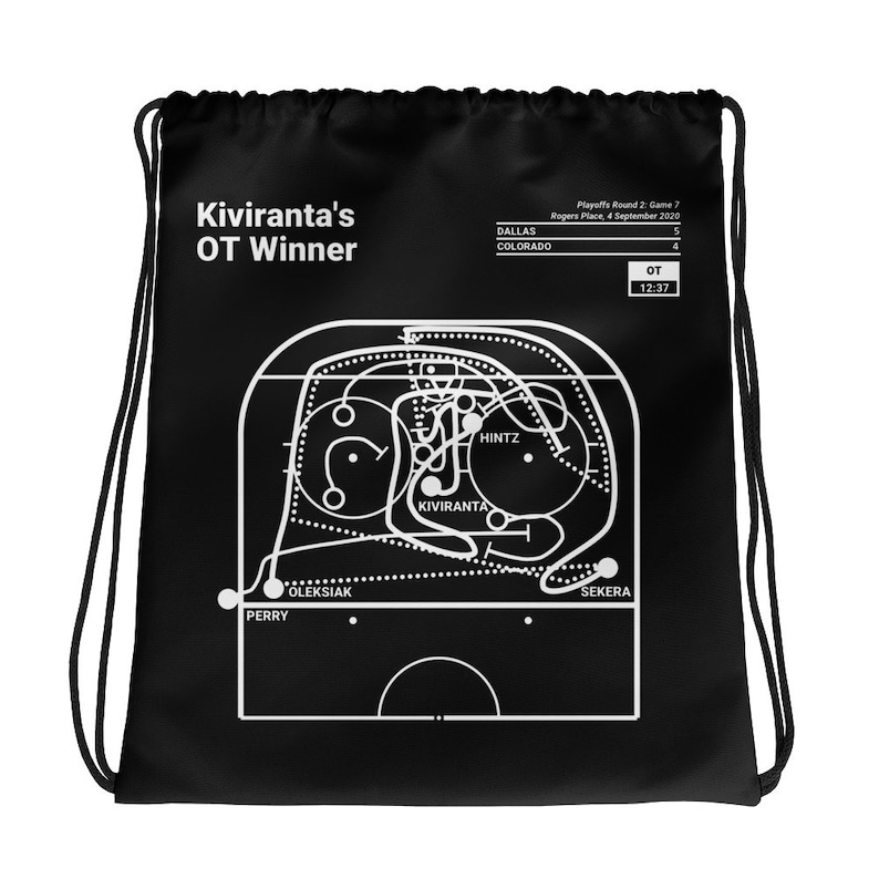 Greatest Stars Plays Drawstring Bag Kiviranta/'s OT Winner 2020