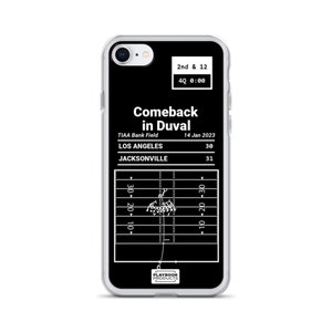 Greatest Jaguars Plays iPhone Case: Comeback in Duval (2023)