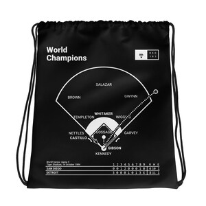 Greatest Tigers Plays Drawstring Bag: World Champions (1984)