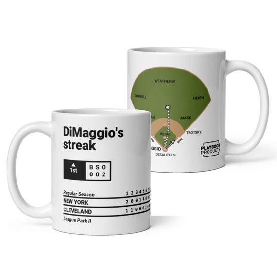Greatest Yankees Plays Mug: DiMaggio's streak (1941)