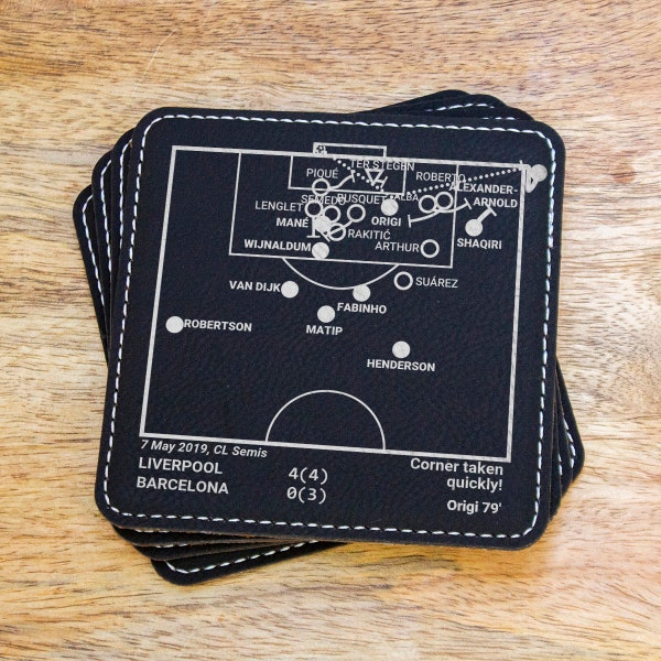 Greatest Liverpool Modern Plays: Leatherette Coasters (Set of 4)