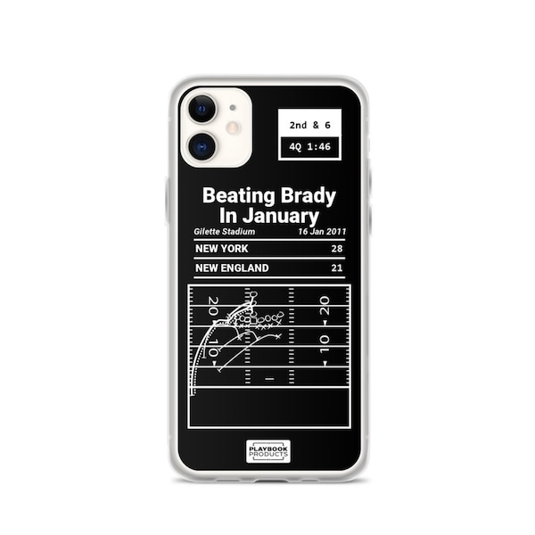 Greatest Jets Plays Funda para iPhone: Venciendo a Brady en enero (2011)