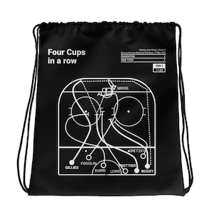 Greatest Islanders Plays Drawstring Bag: Four Cups in a row (1983)