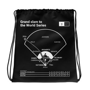 Greatest Red Sox Plays Drawstring Bag: Grand slam to the World Series (2013)