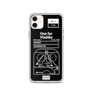 Greatest Red Wings Plays iPhone Case: One for Vladdie (1998)