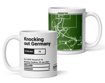 Greatest England National Team Plays Mug: Knocking out Germany (2021)