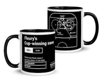 Greatest Penguins Plays Mug: Fleury's Cup-winning save (2009)
