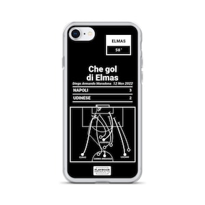 Greatest Napoli Plays iPhone Case: Che gol di Elmas (2022)
