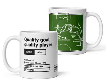 Greatest Sheffield United Plays Mug: Quality goal, quality player (1975)