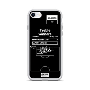 Greatest Manchester United Plays iPhone Case: Treble winners (1999)