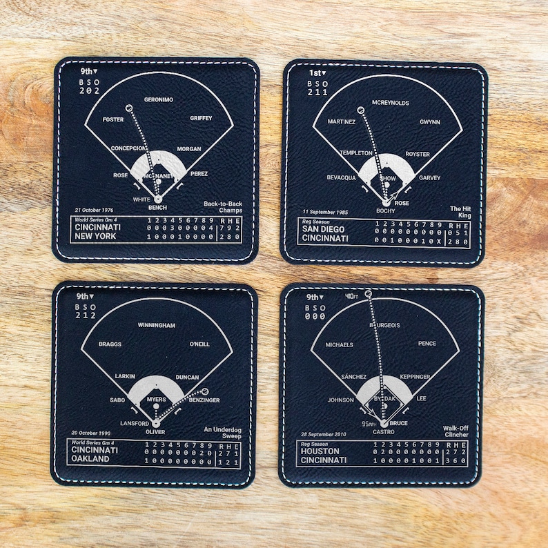 PlaybookProducts Greatest Reds Plays Coasters