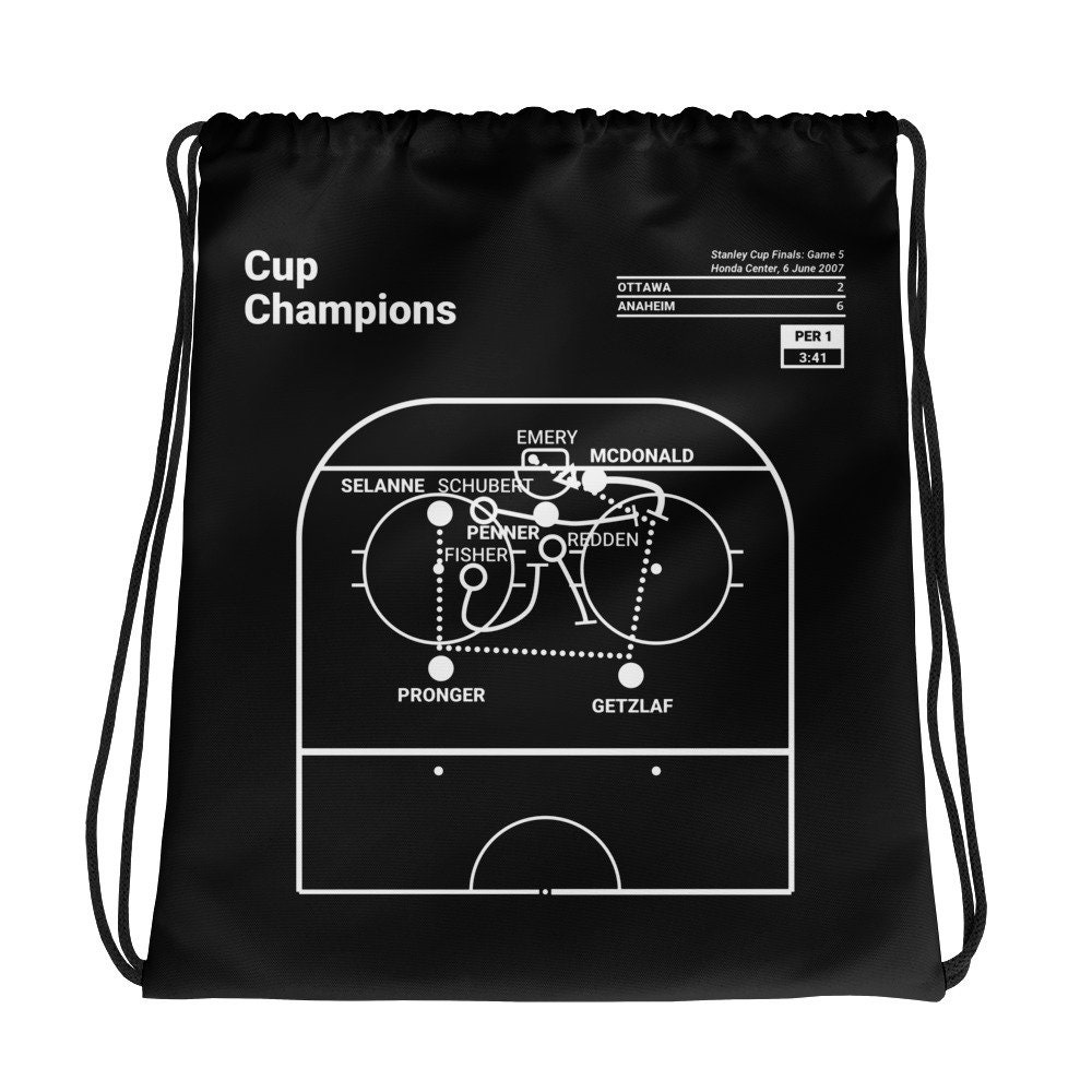 Greatest Ducks Plays Drawstring Bag Cup Champions | 2007