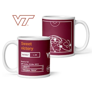 Greatest Virginia Tech Basketball Plays Mug: Sweet victory (2019)