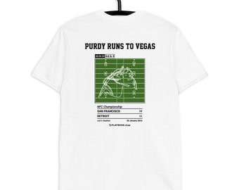 T-shirt Greatest 49ers Plays : Purdy court à Vegas (2024)