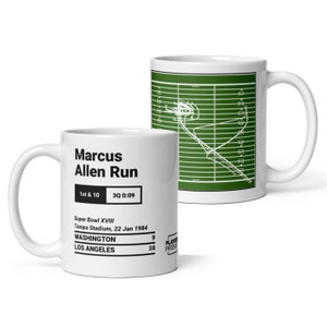 Greatest Raiders Plays Mug: Marcus Allen Run (1984)