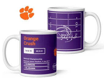 Greatest Clemson Football Plays Mug: Orange Crush (2017)