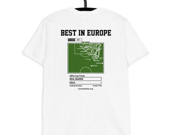 Greatest Real Madrid Plays T-shirt: Best in Europe (1986)