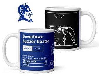 Caneca "Melhores Jogadas de Basquete da Duke": Cesta da vitória no estouro do cronômetro no centro da cidade (2012)