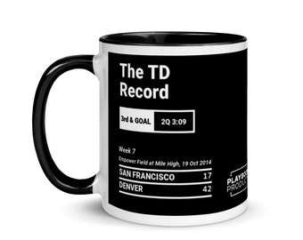 Greatest Broncos Plays Mug: The TD Record (2014)