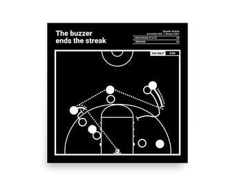 Greatest Indiana Basketball Plays Poster: The buzzer ends the streak (2001)