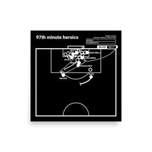 Greatest Arsenal Plays Poster: 97th minute heroics (2023)