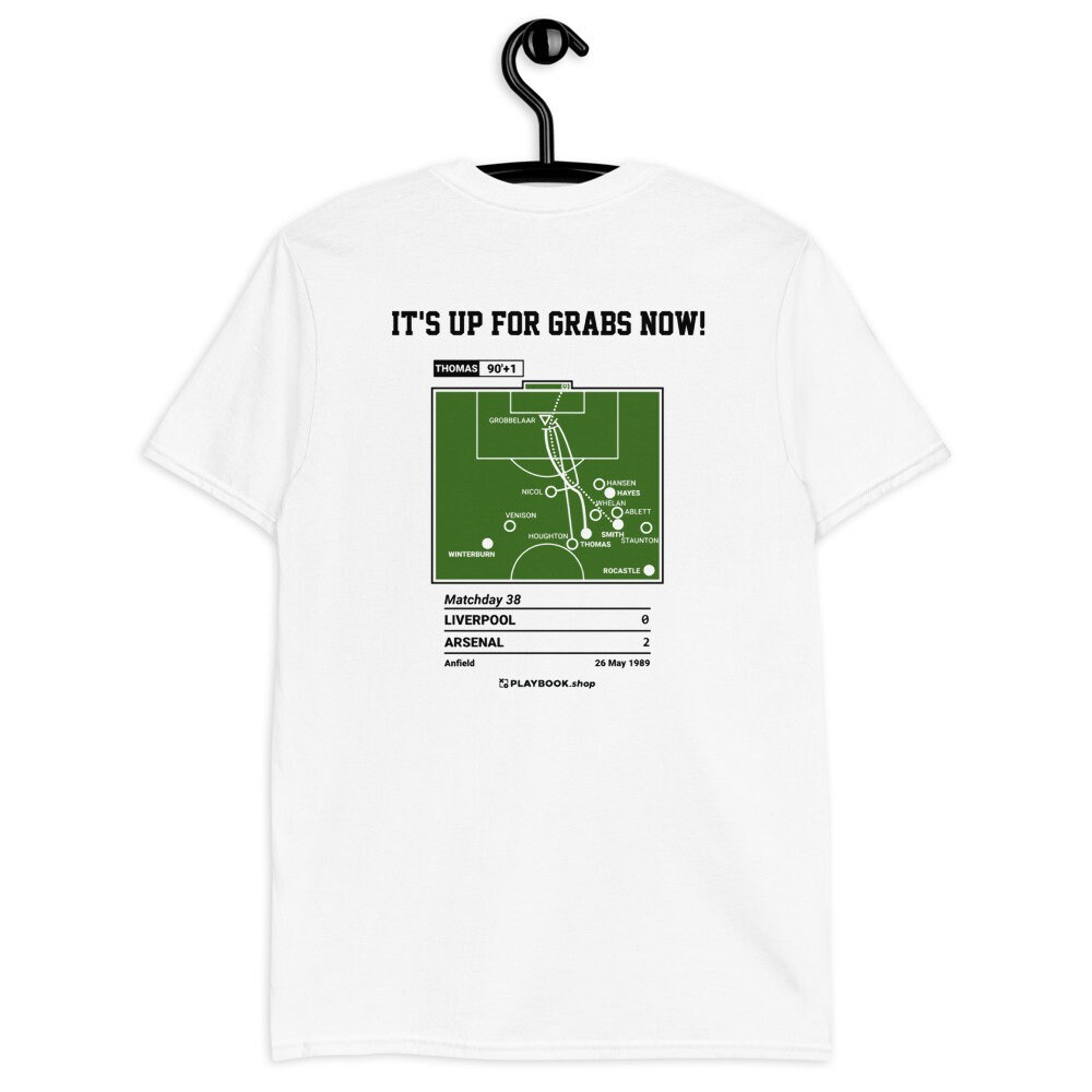 Greatest Arsenal Plays T-shirt: It's up for grabs now! (1989)