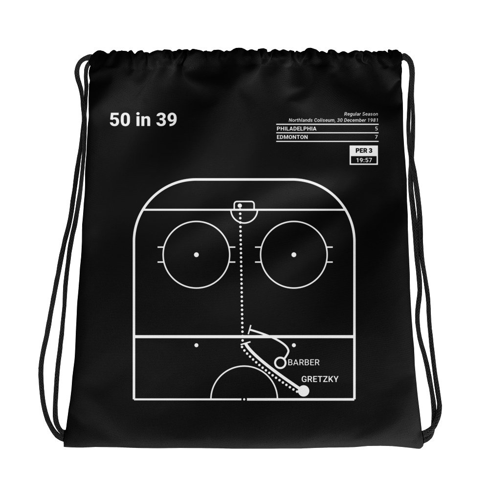Greatest Oilers Plays Drawstring Bag 50 in 39 | 1981