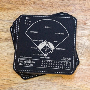 Greatest Pirates Plays: Leatherette Coasters (Set of 4)