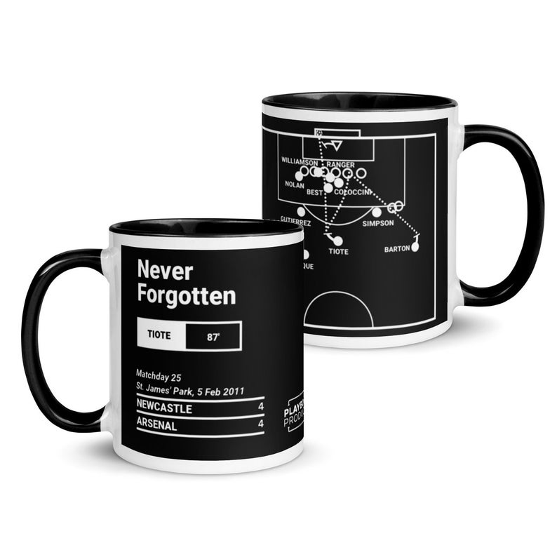 Greatest Newcastle Plays Mug: Never Forgotten (2011) Black