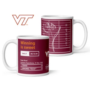 Greatest Virginia Tech Football Plays Mug: Winning is sweet (1995)
