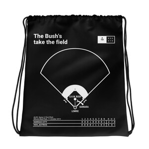 Greatest Republican President Pitches Drawstring Bag: The Bush's take the field (2015)