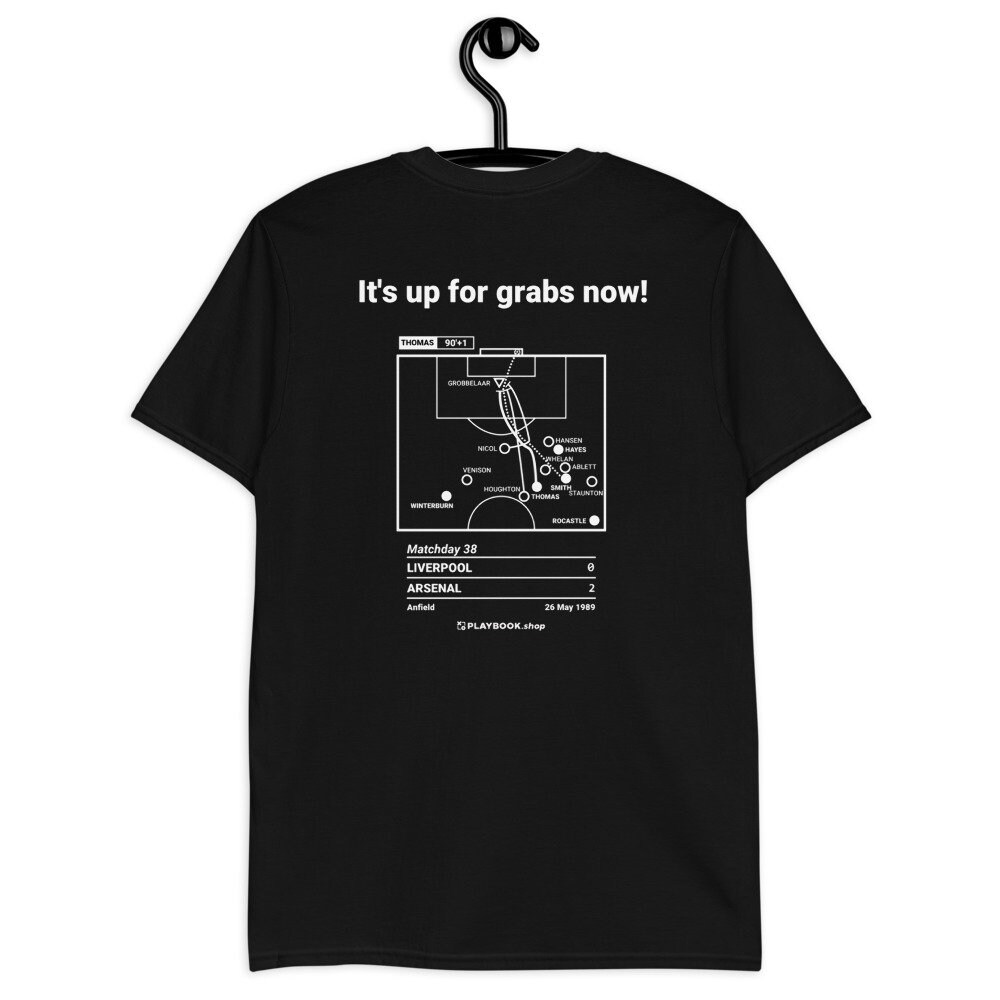 Greatest Arsenal Plays T-shirt: It's up for grabs now! (1989)