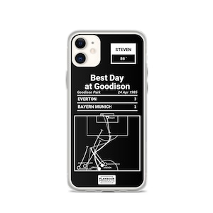 Greatest Everton Plays iPhone Case: Best Day at Goodison (1985)