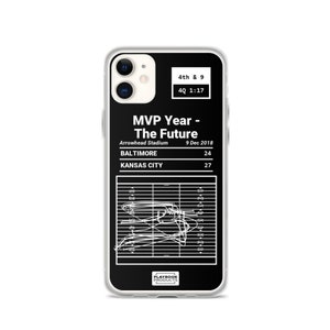 Greatest Chiefs Plays iPhone Case: MVP Year - The Future (2018)