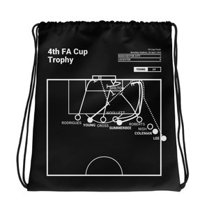 Greatest Manchester City Plays Drawstring Bag: 4th FA Cup Trophy (1969)