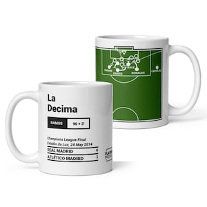 Greatest Real Madrid Plays Mug: La Decima (2014)