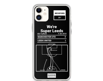 Custodia per iPhone delle partite più belle del Leeds United: We're Super Leeds (2010)