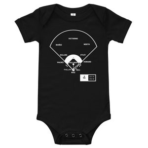 Greatest Phillies Plays Baby Bodysuit: Doc's Postseason No-Hitter (2010)