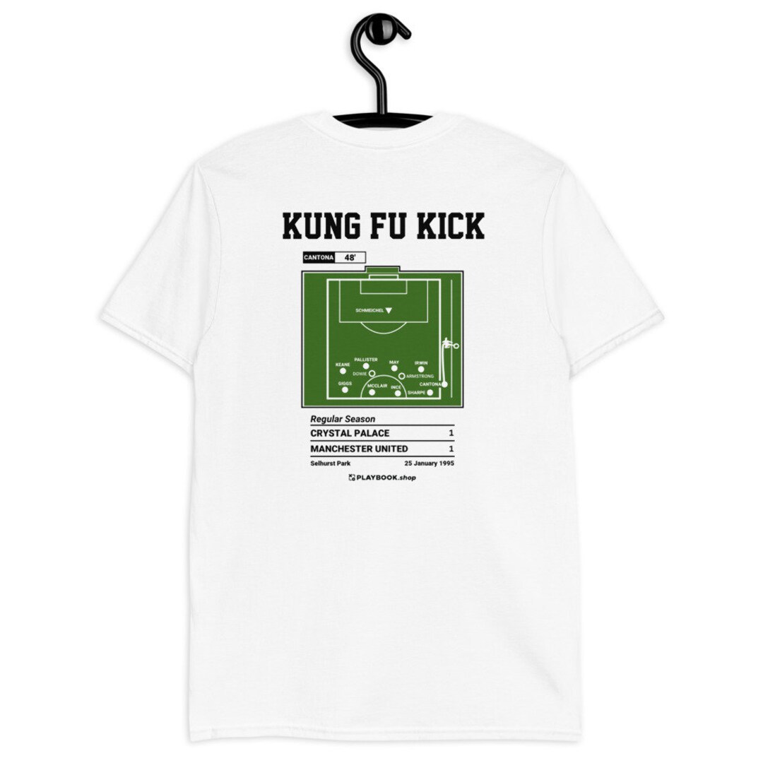 Greatest Manchester United Plays T-shirt: Kung Fu Kick (1995