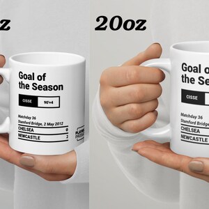 Greatest Newcastle Plays Mug: Goal of the Season (2012) Field White 20oz