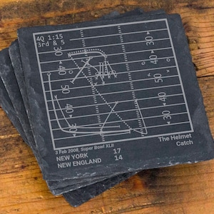Greatest Giants Plays: Slate Coasters (Set of 4)