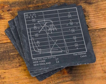 Greatest Giants Plays: Slate Coasters (Set of 4)